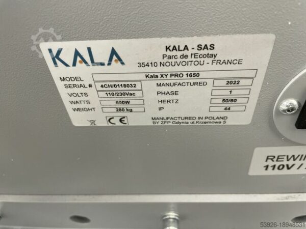KalaXY PRO 1650 auto cutter 2022 – Bild 4