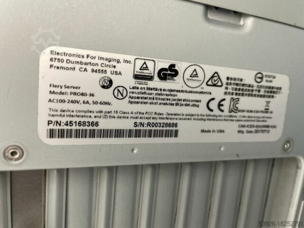 Konica Minolta AccurioPress C6085 incl. IQ-501, SD-513, Fiery – Bild 9