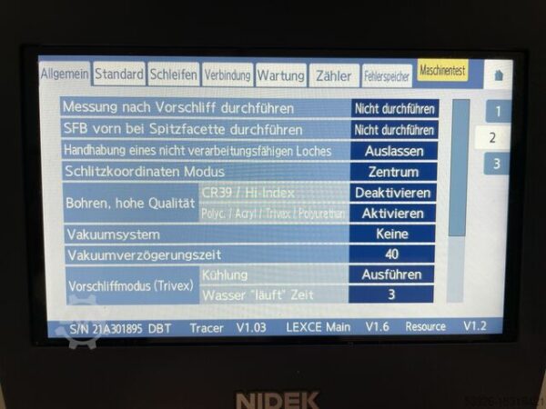 Nidek LEXCE DB-T Patternless Edger from 2023 – Bild 9