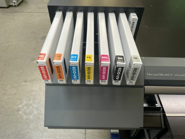 Roland VersaOBJECT CO-640i-F3 UV-Flachbettdrucker neuwertig 217m² – Bild 10