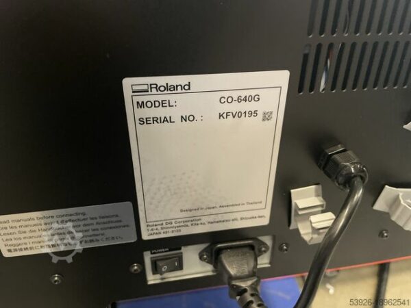 Roland VersaOBJECT CO-640i-F3 UV-Flachbettdrucker neuwertig 217m² – Bild 5