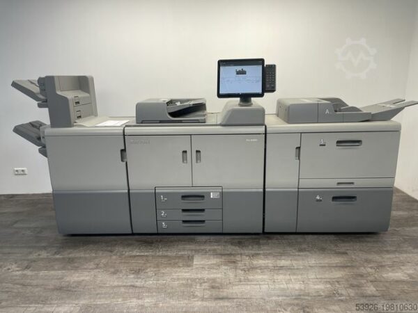 Ricoh Pro 8300s incl. Finisher, Paperdeck only 802.000 Clicks