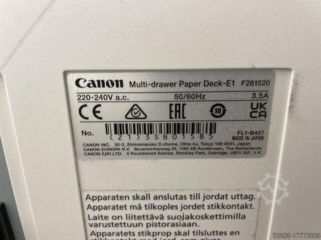 Canon imagePRESS V1000 from 12/2023 only ca. 1,7 mio Clicks as good as new – Bild 9