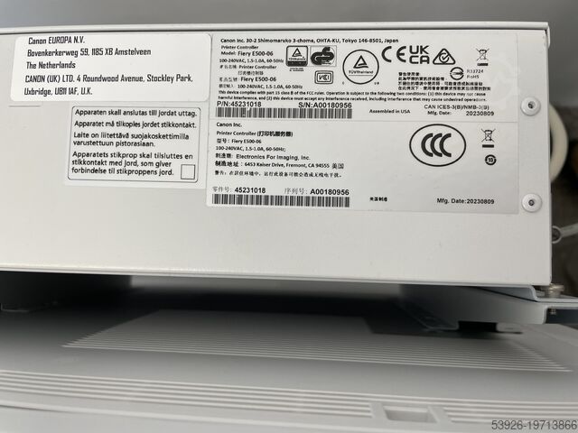 Canon imagePRESS V700 incl. Fiery, Bookletfinisher, Paperdeck – Bild 10