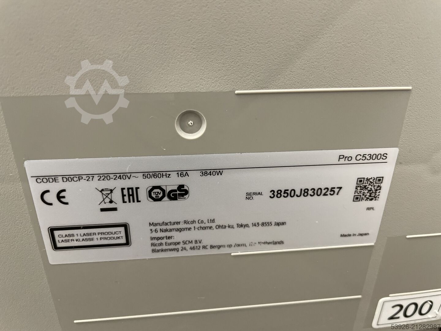Ricoh Pro C5300s only 119.000 clicks – Bild 5